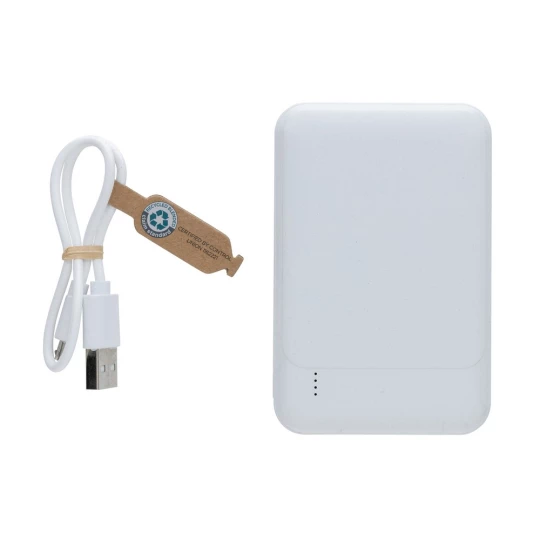 Power bank 5000 mAh, plastik z recyklingu (P322.613)