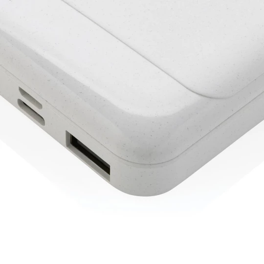 Power bank 5000 mAh, plastik z recyklingu (P322.613)