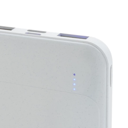 Power bank 5000 mAh, plastik z recyklingu (P322.613)