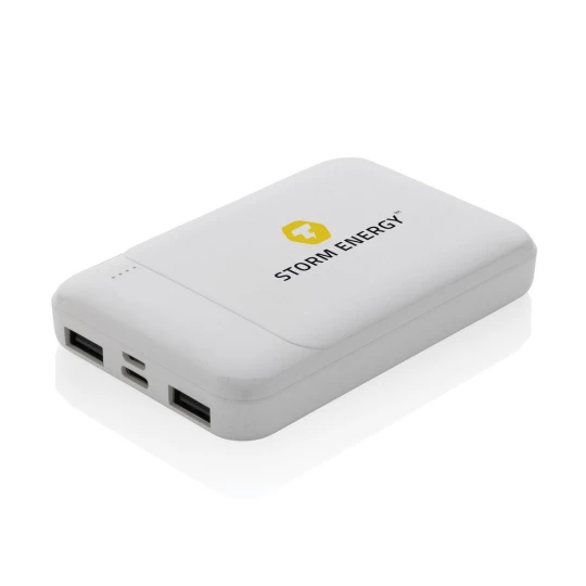 Power bank 5000 mAh, plastik z recyklingu (P322.613)