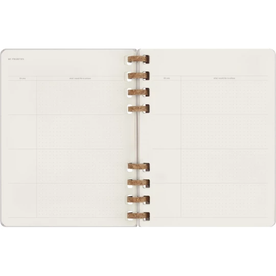 Spiralny kalendarz MOLESKINE Undated Life (VM690-21)