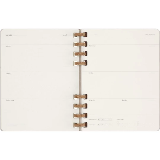 Spiralny kalendarz MOLESKINE Undated Life (VM690-21)