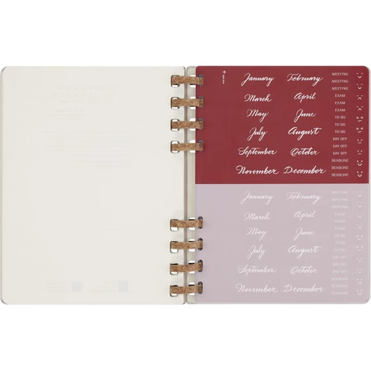 Spiralny kalendarz MOLESKINE Undated Life (VM690-21)