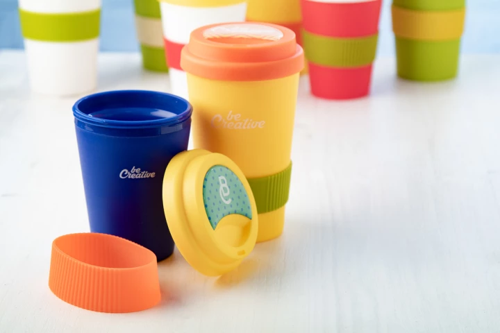 CreaCup personalizowany kubek termiczny - wielokolorowy (AP892006)
