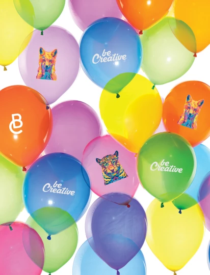 CreaBalloon balon, pastelowe kolory - wielokolorowy (AP718093)