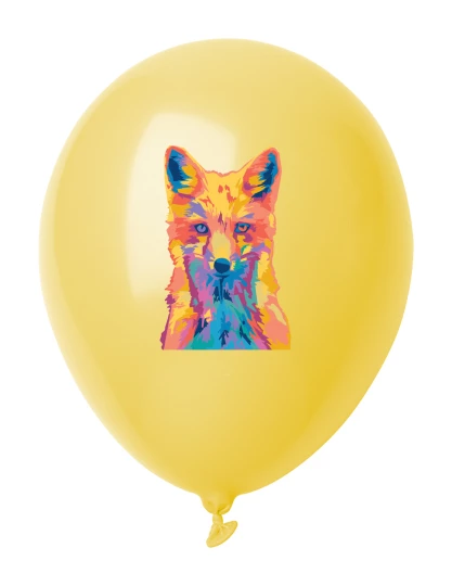 CreaBalloon balon, pastelowe kolory - żółty (AP718093-02)