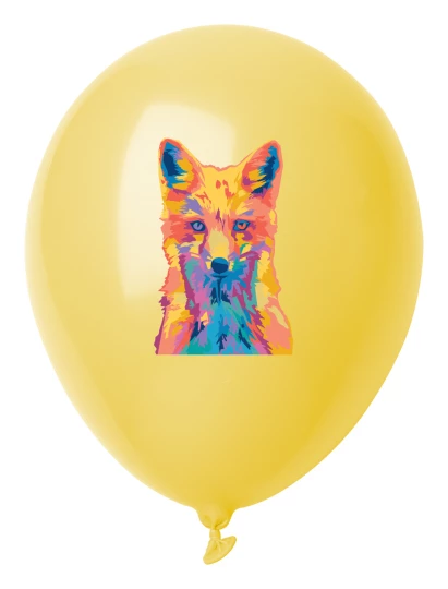 CreaBalloon balon, pastelowe kolory - żółty (AP718093-02)