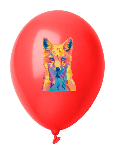 CreaBalloon balon, pastelowe kolory - czerwony (AP718093-05)