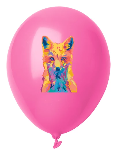 CreaBalloon balon, pastelowe kolory - fuksji (AP718093-25)