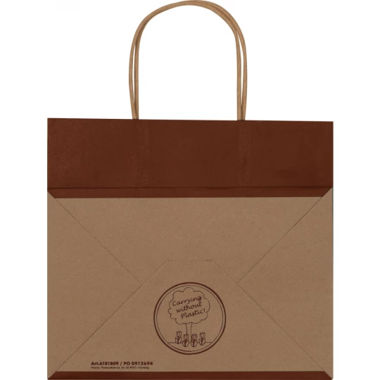 Torba papierowa mała - brązowy - (GM-61818-01)