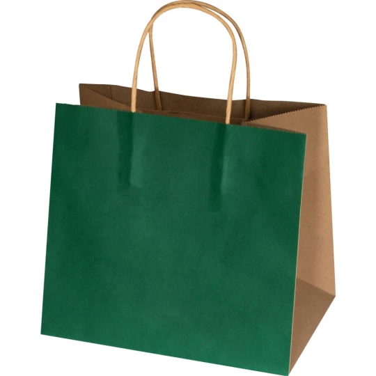 Torba papierowa mała - zielony - (GM-61818-09)