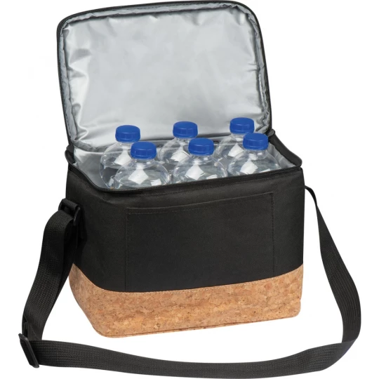 Torba termiczna z korkowym dnem - czarny - (GM-62166-03)