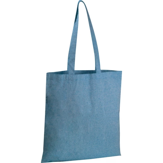 Torba bawełniana, długie uchwyty - niebieski - (GM-62358-04)