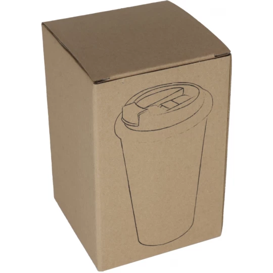 Kubek termiczny 400 ml - beżowy - (GM-62157-13)