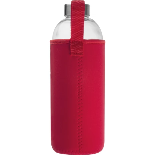 Butelka w neoprenowym pokrowcu 1000 ml - czerwony - (GM-62427-05)