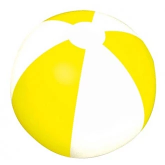 Piłka plażowa z PVC 40 cm - żółty - (GM-51051-08)