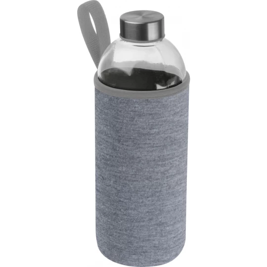Butelka w neoprenowym pokrowcu 1000 ml - szary - (GM-62427-07)