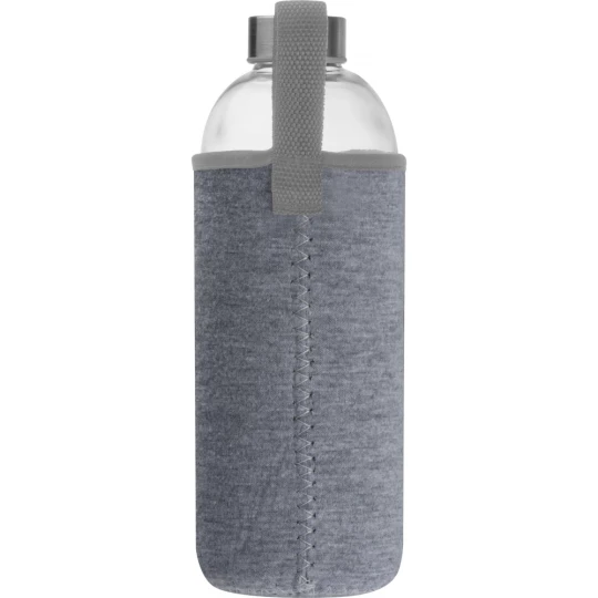 Butelka w neoprenowym pokrowcu 1000 ml - szary - (GM-62427-07)