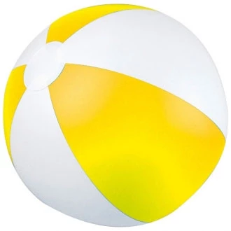 Piłka plażowa z PVC 40 cm - żółty - (GM-51051-08)