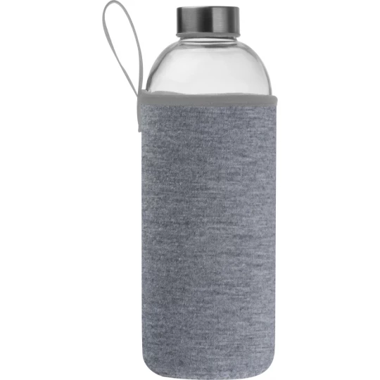 Butelka w neoprenowym pokrowcu 1000 ml - szary - (GM-62427-07)