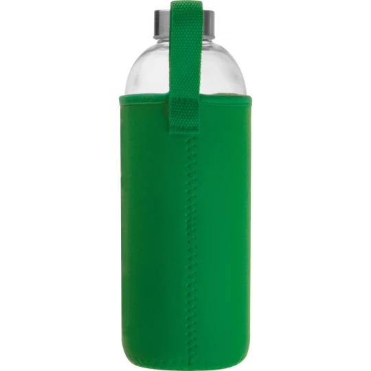 Butelka w neoprenowym pokrowcu 1000 ml - zielony - (GM-62427-09)