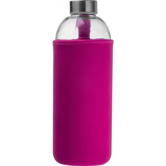 Butelka w neoprenowym pokrowcu 1000 ml - różowy - (GM-62427-11)