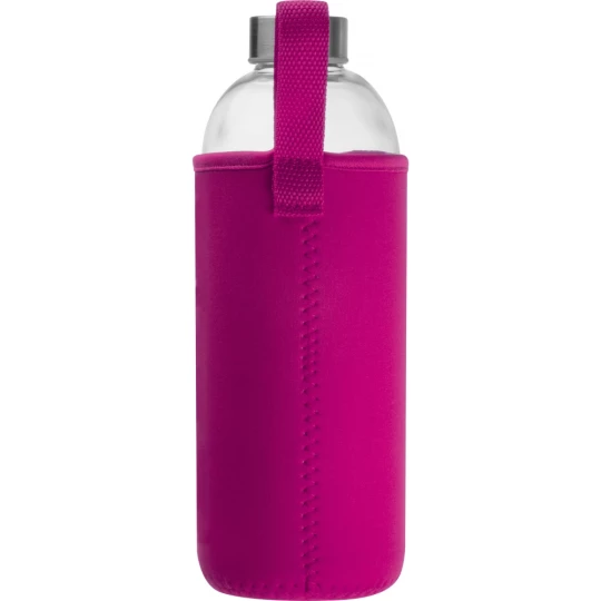 Butelka w neoprenowym pokrowcu 1000 ml - różowy - (GM-62427-11)