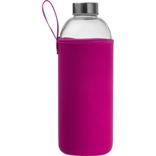 Butelka w neoprenowym pokrowcu 1000 ml - różowy - (GM-62427-11)