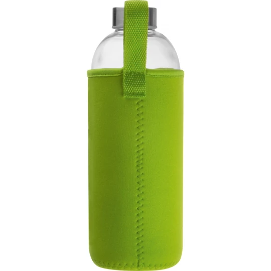 Butelka w neoprenowym pokrowcu 1000 ml - jasnozielony - (GM-62427-29)