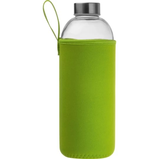 Butelka w neoprenowym pokrowcu 1000 ml - jasnozielony - (GM-62427-29)