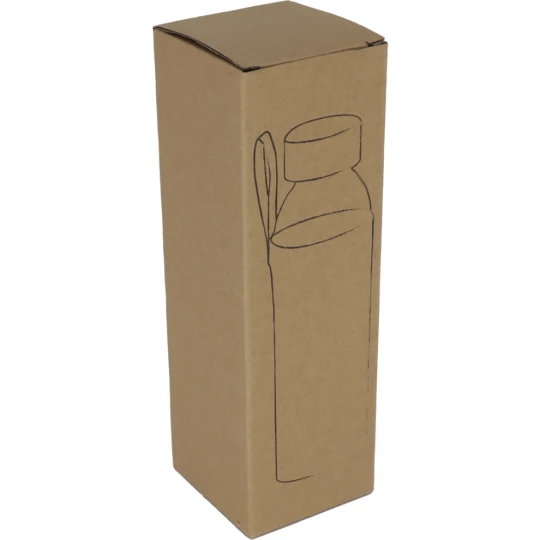 Butelka w jutowym pokrowcu 500 ml - przeźroczysty - (GM-62335-66)