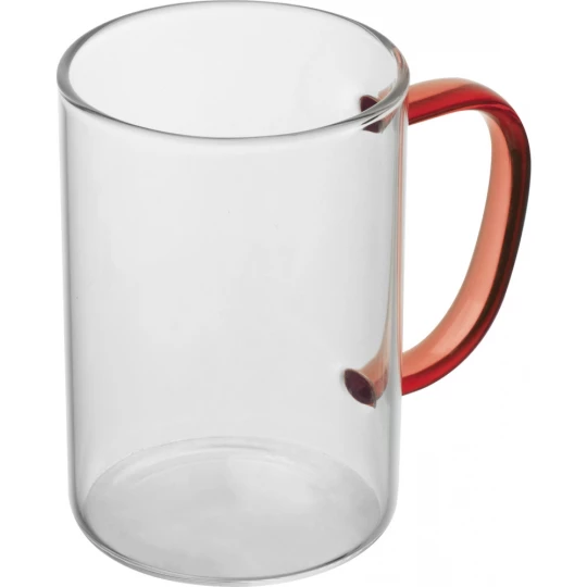 Kubek szklany 250 ml - czerwony - (GM-82340-05)