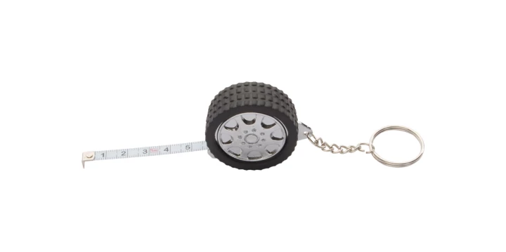 Wheel brelok ''koło'' z miarką - czarny (AP810315)