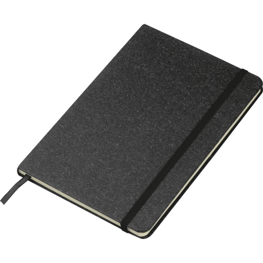 Notes A5 z papieru z recyklingu - czarny - (GM-21799-03)