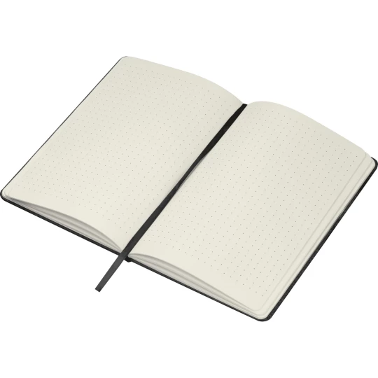 Notes A5 z papieru z recyklingu - czarny - (GM-21799-03)