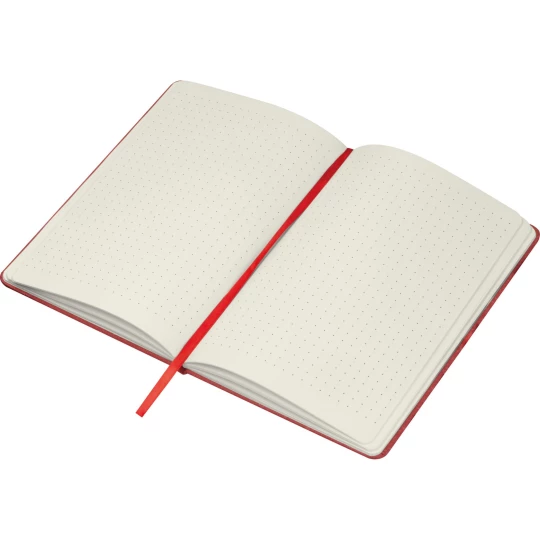 Notes A5 z papieru z recyklingu - czerwony - (GM-21799-05)