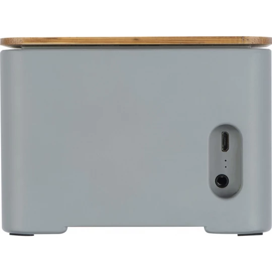 Głośnik Bluetooth z ładowarką indukcyjną - szary - (GM-22426-07)