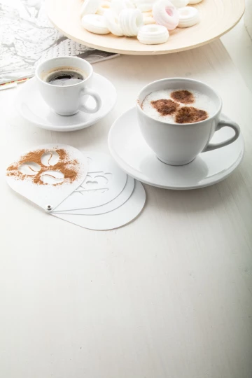 Mocca zestaw do espresso - biały (AP862010)
