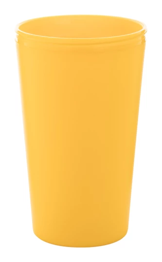 CreaCup personalizowany kubek termiczny - żółty (AP892006-02_A)