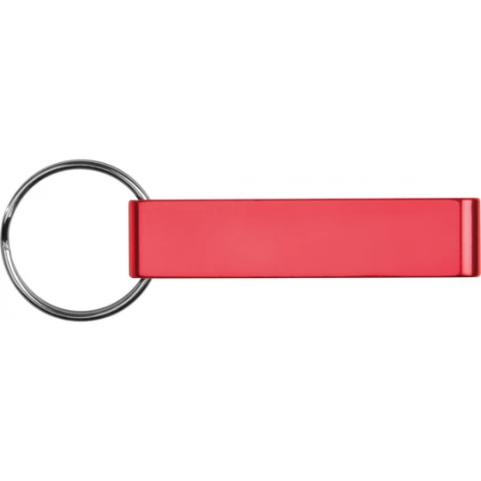 Brelok z otwieraczem do butelek - czerwony - (GM-82325-05)