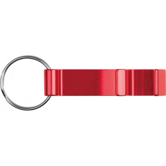 Brelok z otwieraczem do butelek - czerwony - (GM-82325-05)