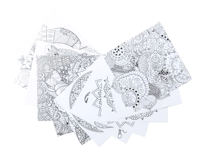Boltex mandala z zestawem do kolorowania - szary (AP781757)