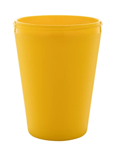 CreaCup Mini personalizowany kubek termiczny - żółty (AP892007-02_A)