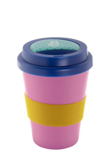 CreaCup Mini personalizowany kubek termiczny - żółty (AP892007-02_C)