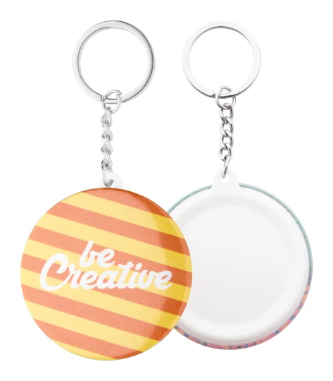 KeyBadge Mini pin brelok - biały (AP718216)