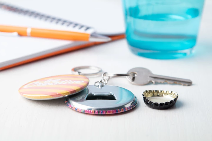 KeyBadge Bottle pin brelok - srebrny (AP718219)
