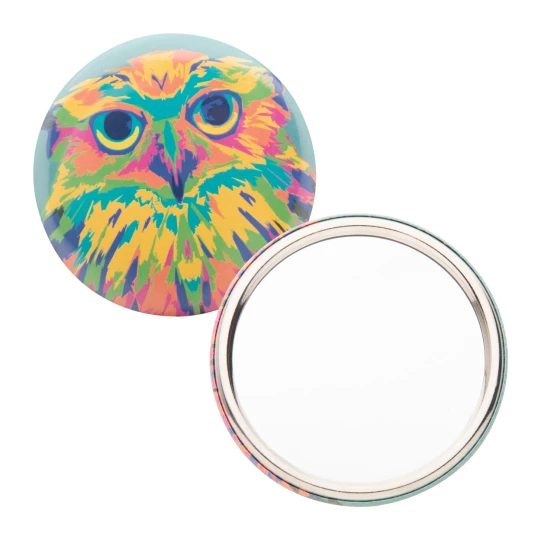 BeautyBadge pin / lusterko - srebrny (AP718221)