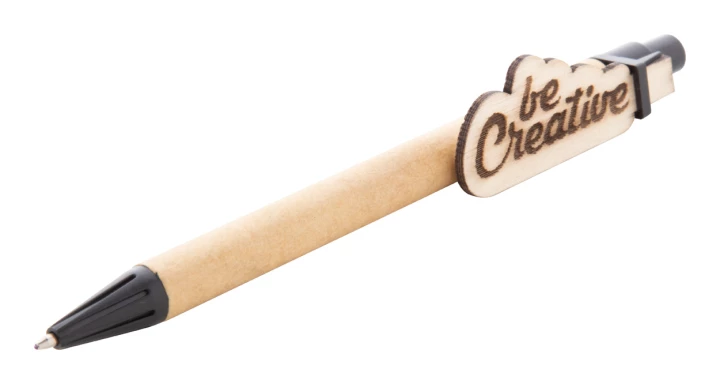 CreaClip Eco długopis - czarny (AP718189-10)