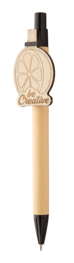 CreaClip Eco długopis - czarny (AP718189-10)