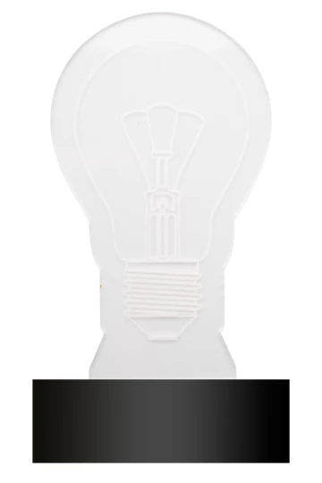 Ledify trofeum z podświetleniem LED - transparentny (AP718195-B)